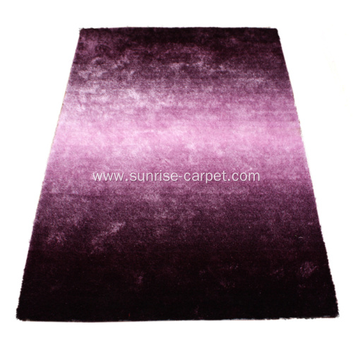 Silk Shaggy Gradational Carpet Rug